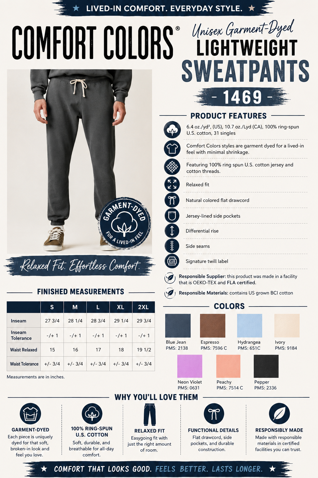 Comfort Color Joggers
