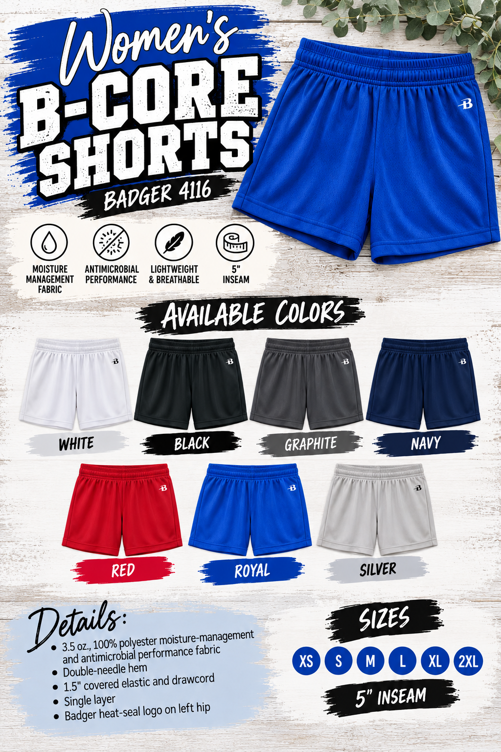 Women's B-Core 5" Inseam Shorts