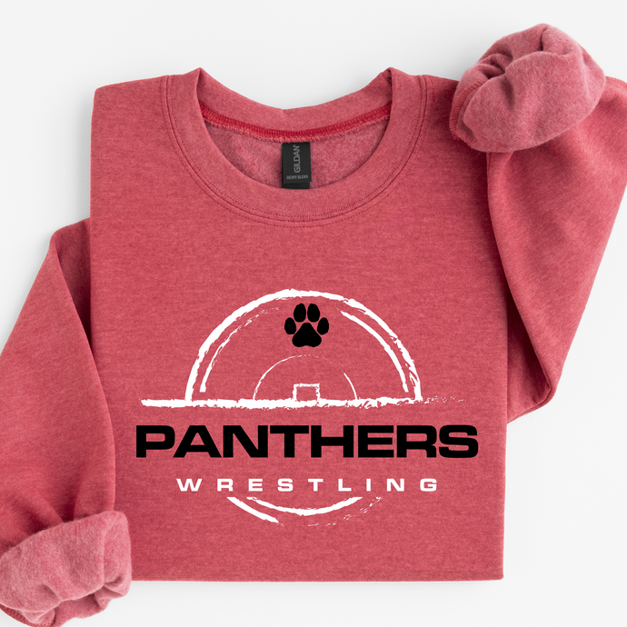 Panthers Wrestling with Paw