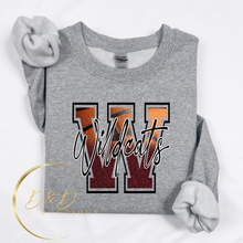 Wildcats Basketball (faux glitter)