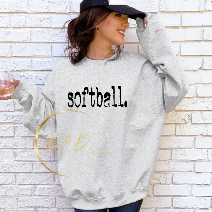 Softball Typography