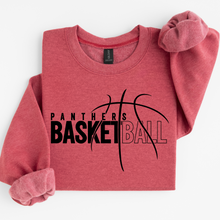 Panthers Basketball (with half ball all black)