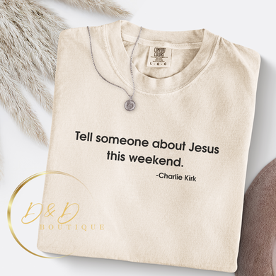 Tell Someone (type writer style)