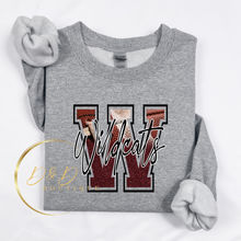 Wildcats Football (faux glitter)