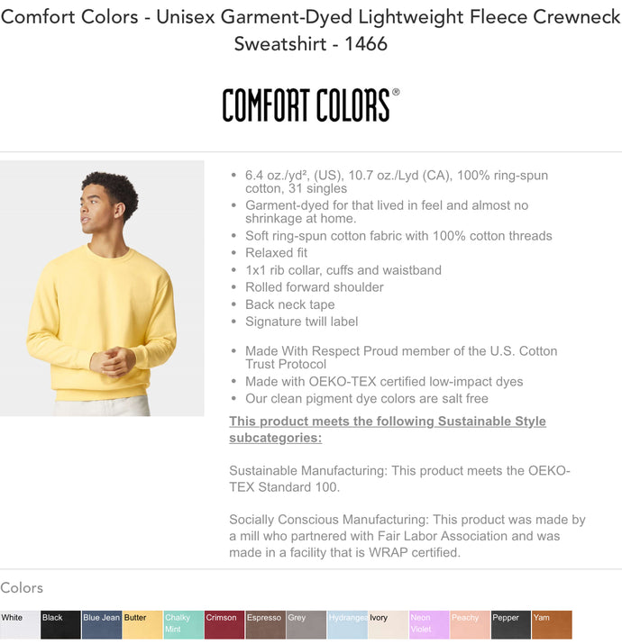 Comfy Crews - Comfort Colors
