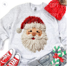 Red Santa  (Faux Yarn)
