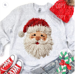 Red Santa  (Faux Yarn)