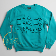 Made for More (repeated)