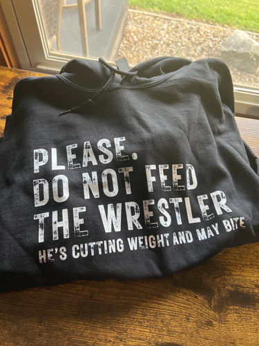 Please Do Not Feed - Medium Hoodie (black)
