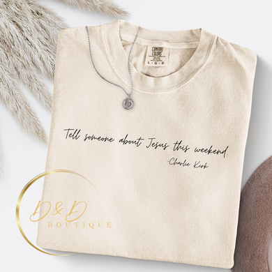 Tell Someone (handwritten style)