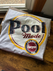 Pool Mode - Large Grey Tee