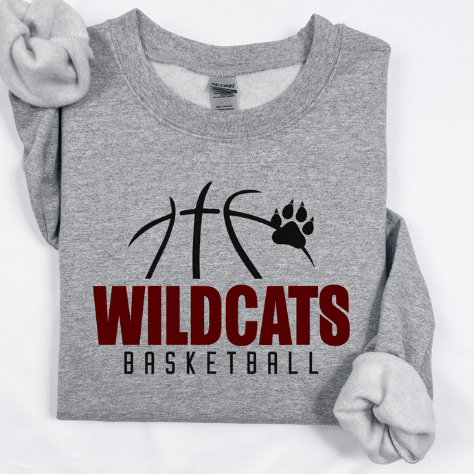 Wildcats Basketball (with half ball)