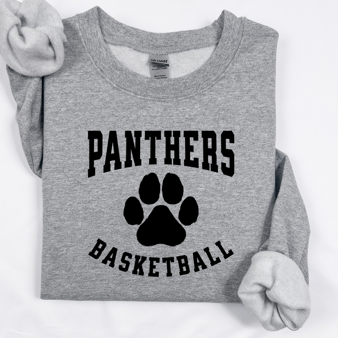 Panthers Basketball (with paw all black)