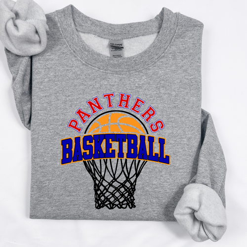 Panthers Basketball with Hoop