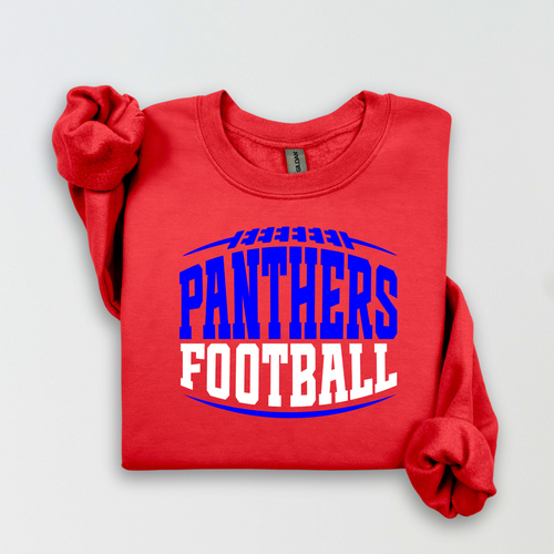 Panthers with Football