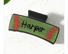 Personalized Softball/Baseball Claw Clips