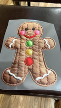 Gingerbread Man Faux Needlepoint