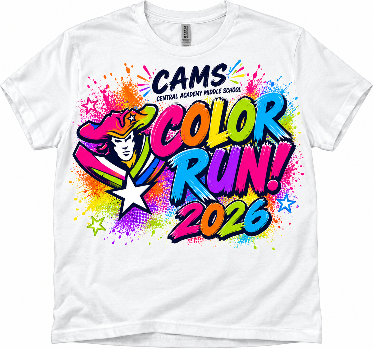 CAMS Color Run Tee