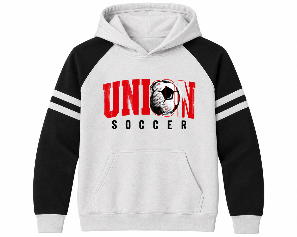 Varsity Color blocked Raglan Hooded