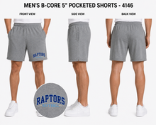 Lady Raptors - Men's B-Core 5" Pocketed Shorts