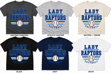 Lady Raptors Vintage Softball Tee