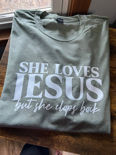 She Loves Jesus - 2XL Tee