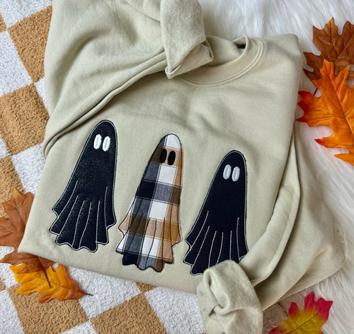Plaid Fall Ghosts