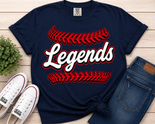 Legends Baseball Script - Double Seams
