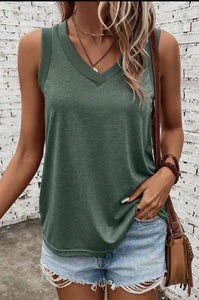 Ribbed Neck Tank