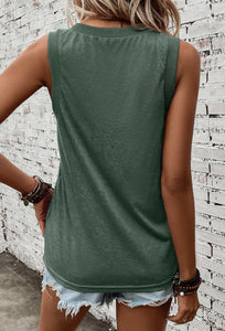 Ribbed Neck Tank