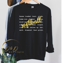 Softball Words