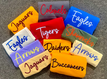 Cursive Mascot Puff - Crewneck Pullovers
