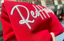 Cursive Mascot Puff - Crewneck Pullovers