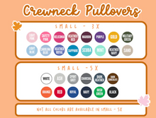Cursive Mascot Puff - Crewneck Pullovers
